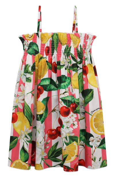 Хлопковый сарафан DOLCE & GABBANA, арт. L52DA6/HS5Q6/2-6