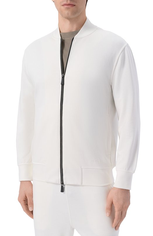 Толстовка из вискозы Kiton UMM0748 Белый  UMM0748 Фото 3