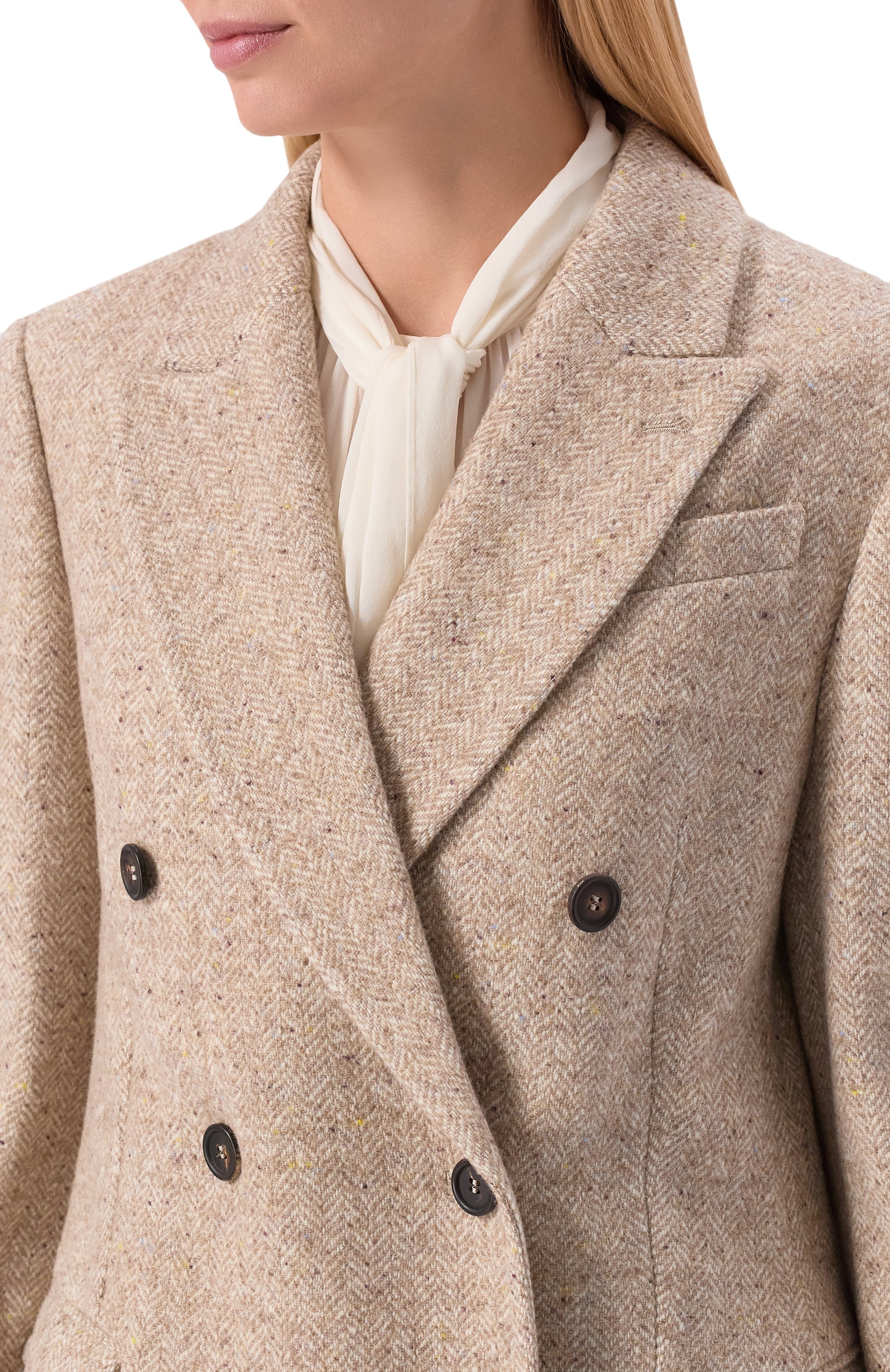 Жакет из шерсти и шелка BRUNELLO CUCINELLI, арт. MG5307059, фото 5