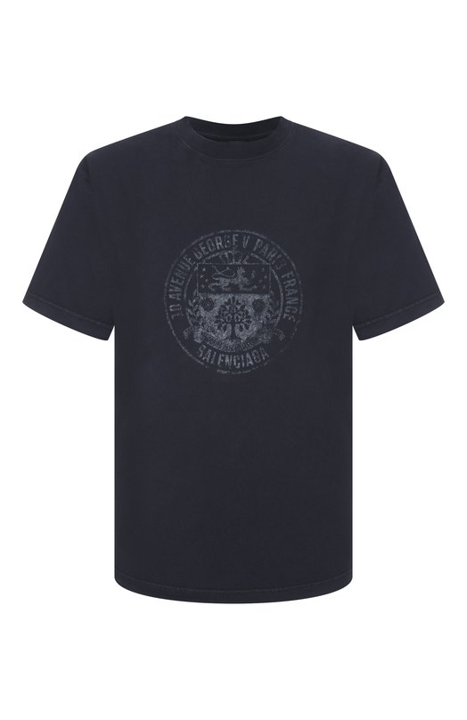 Хлопковая футболка Balenciaga 850261/TTVV3 Чёрный 850261/TTVV3