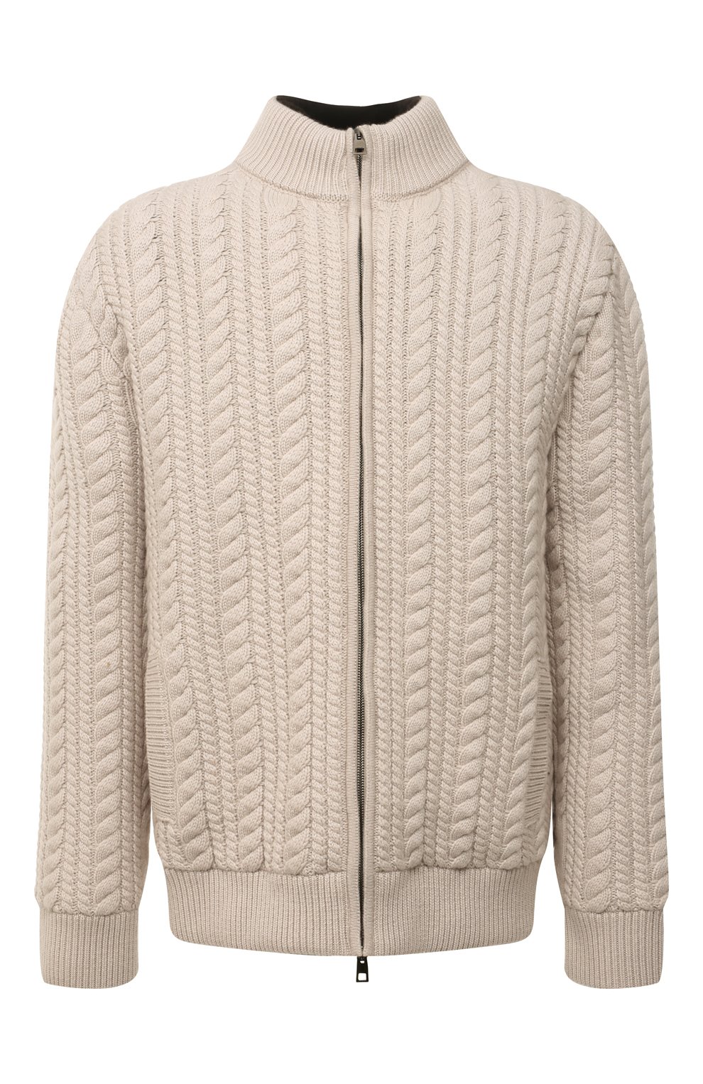 Кашемировый бомбер с меховой подкладкой ANDREA CAMPAGNA, арт. 21U266-XCNMER/58-60, фото 1