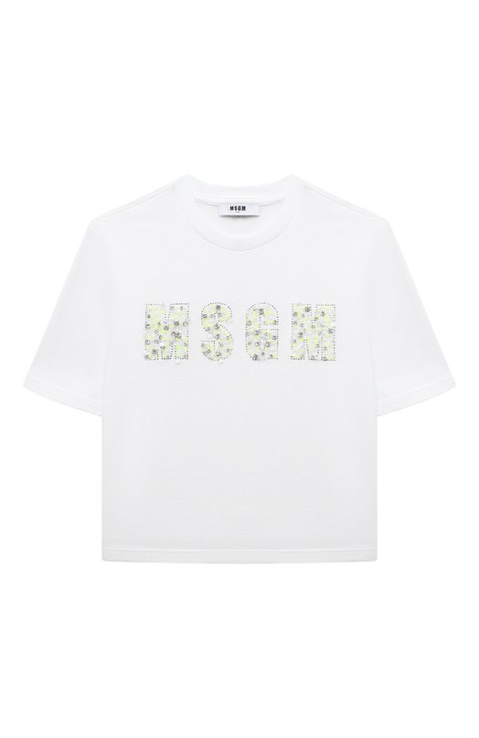 Хлопковая футболка MSGM kids 6965₽