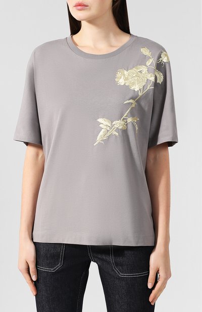 Хлопковая футболка DRIES VAN NOTEN, арт. 192-11138-8615, фото 3