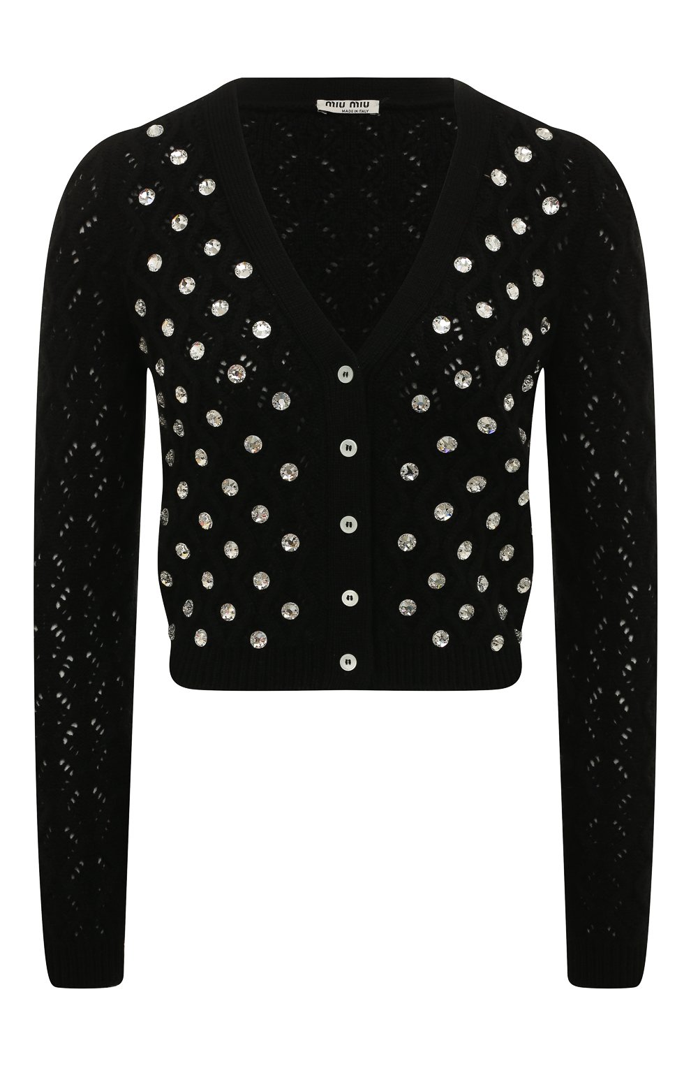 Кашемировый кардиган MIU MIU, арт. MMF377-1YA5-F0002, фото 1