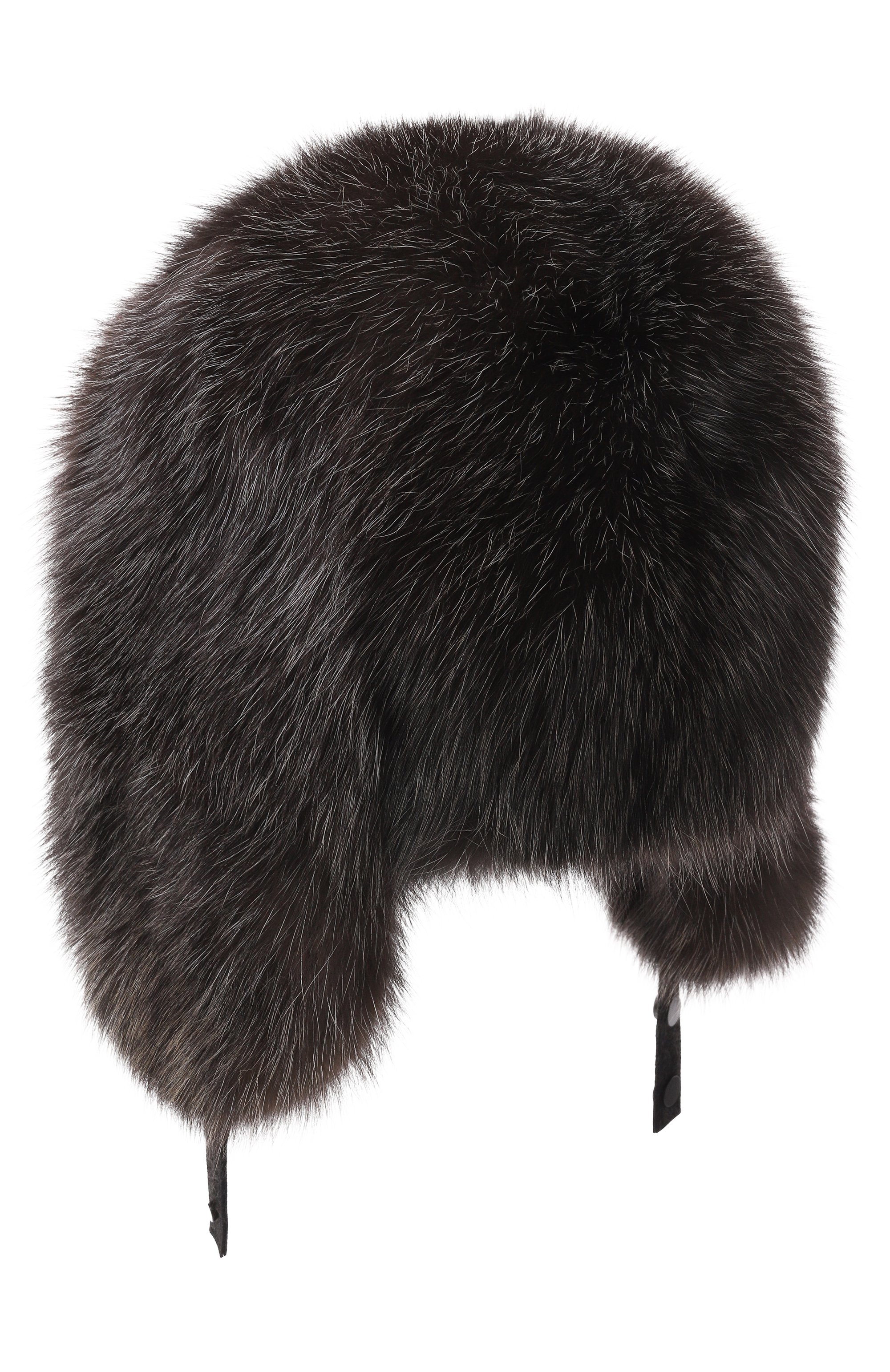 Меховая шапка-ушанка из соболя MVST, арт. MH-01 SABLE FARM SIL 6/7, фото 2