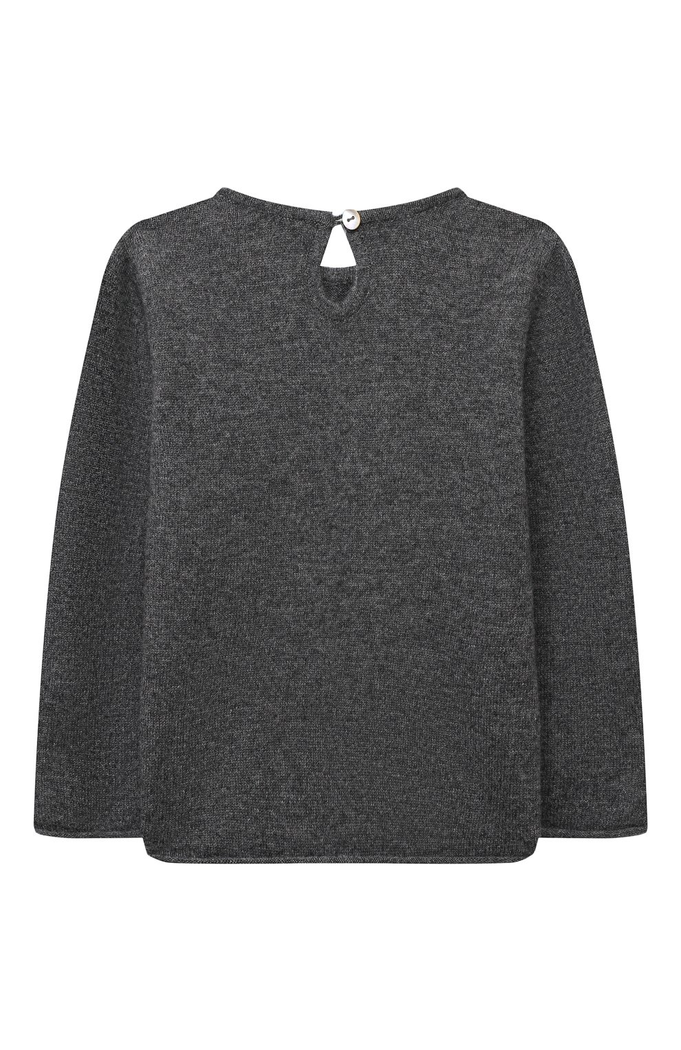 Кашемировый пуловер OSCAR ET VALENTINE темно-серого цвета по цене 21000 руб., арт. W23PUL01PM, фото 2 Кашемировый пуловер OSCAR ET VALENTINE, арт. W23PUL01PM, фото 2