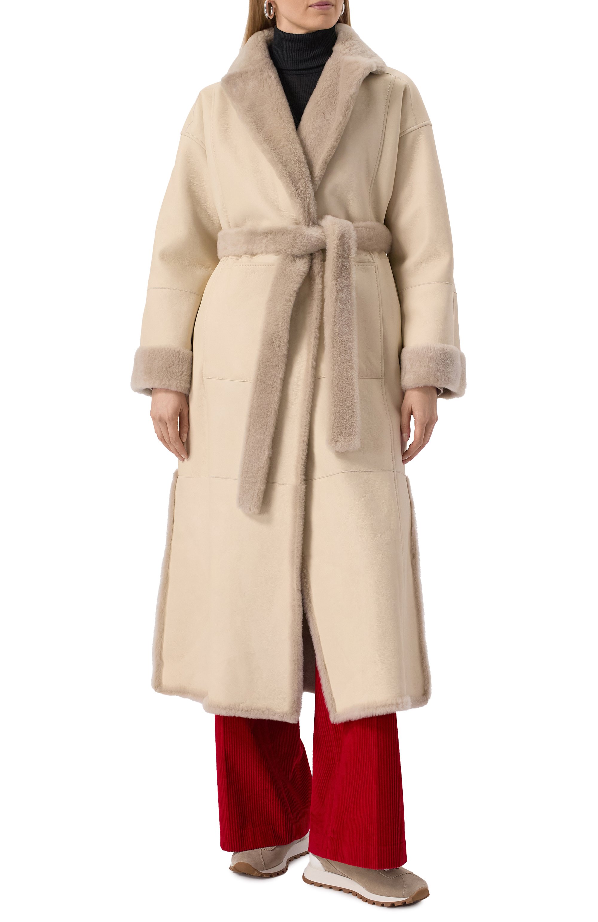 Двусторонняя шуба из овчины BRUNELLO CUCINELLI, арт. MPMRA9837, фото 7