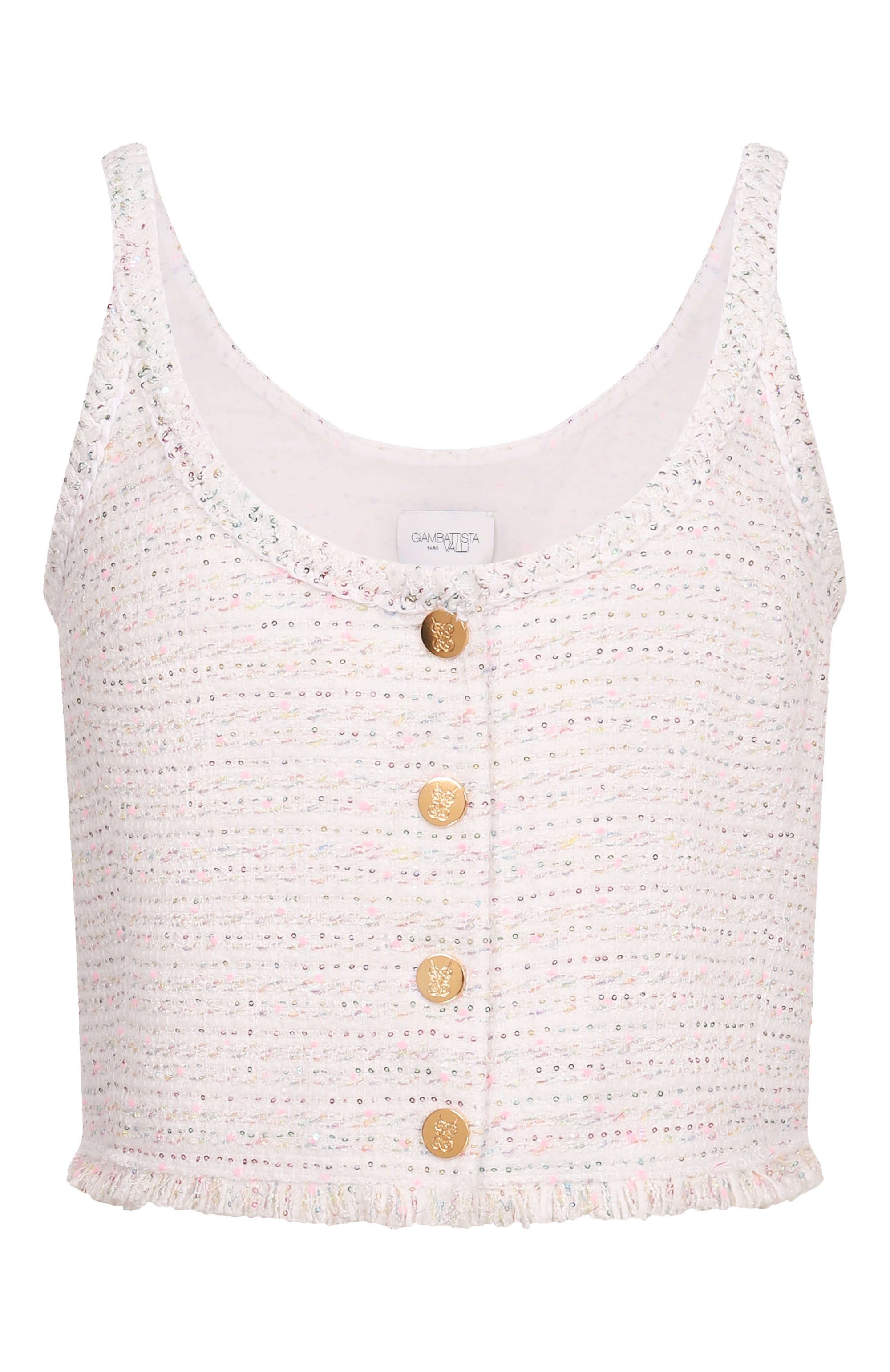 Твидовый топ GIAMBATTISTA VALLI, арт. 26SSPVCA1086/01B0U, фото 1