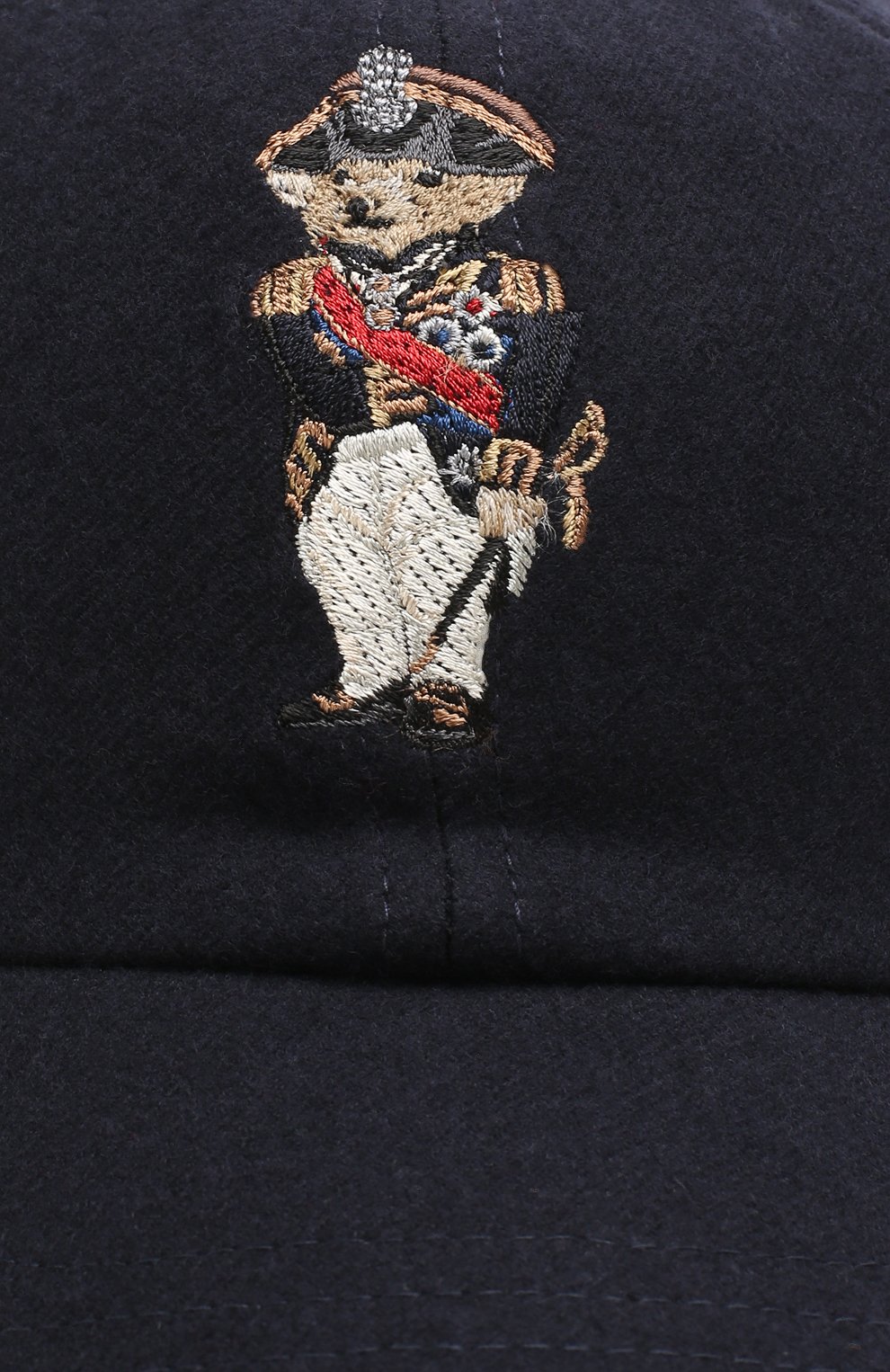 Шерстяная бейсболка с вышивкой RALPH LAUREN, арт. 790728203, фото 3