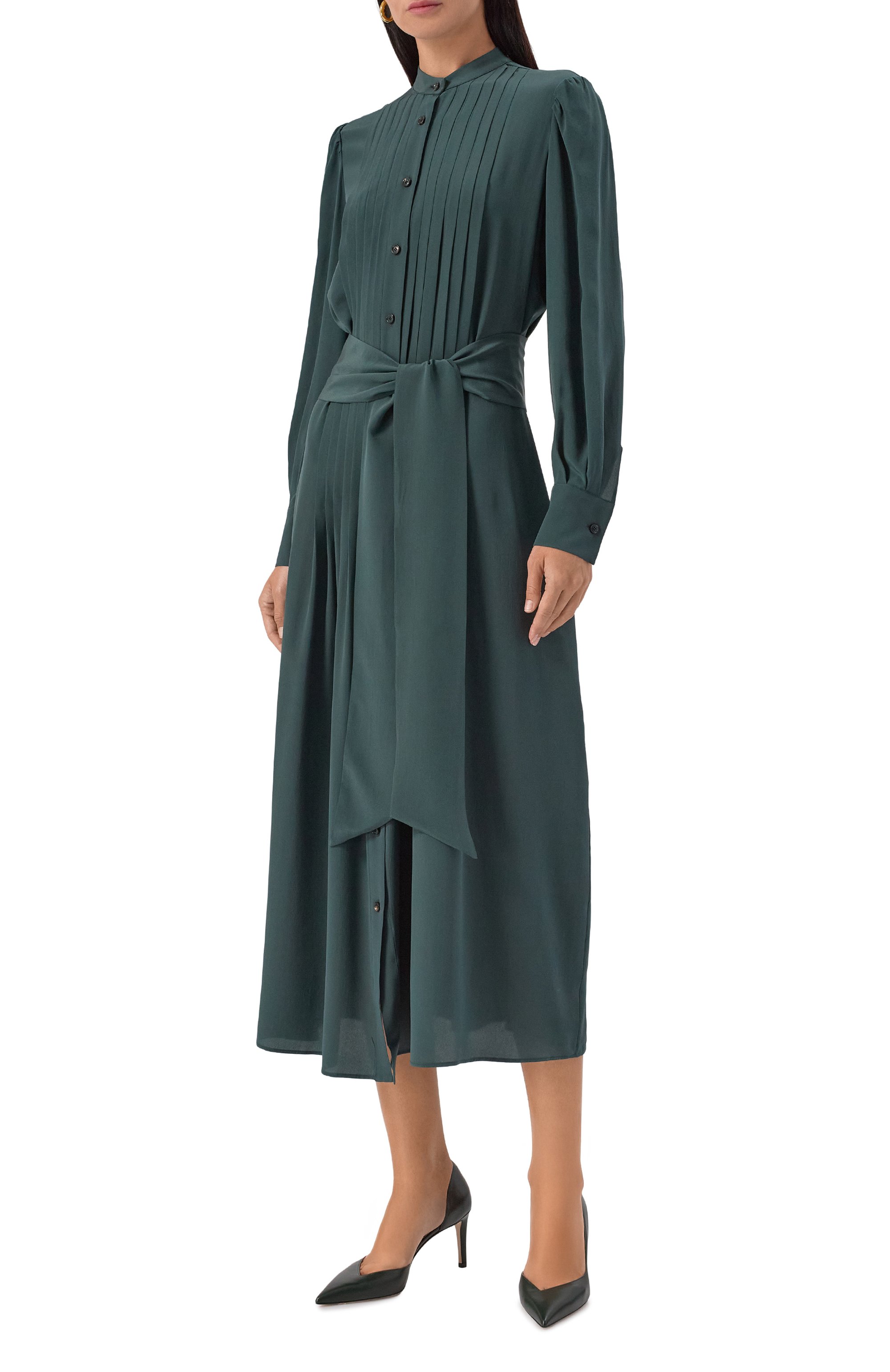 Шелковое платье KITON, арт. D58329K0972B13, фото 3