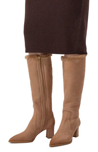 Замшевые сапоги SANTONI, арт. WSEG71937PC4AHGI, фото 2