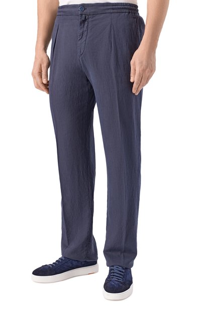 Брюки изо льна и хлопка KITON, арт. UP1LACRK0612H, фото 3