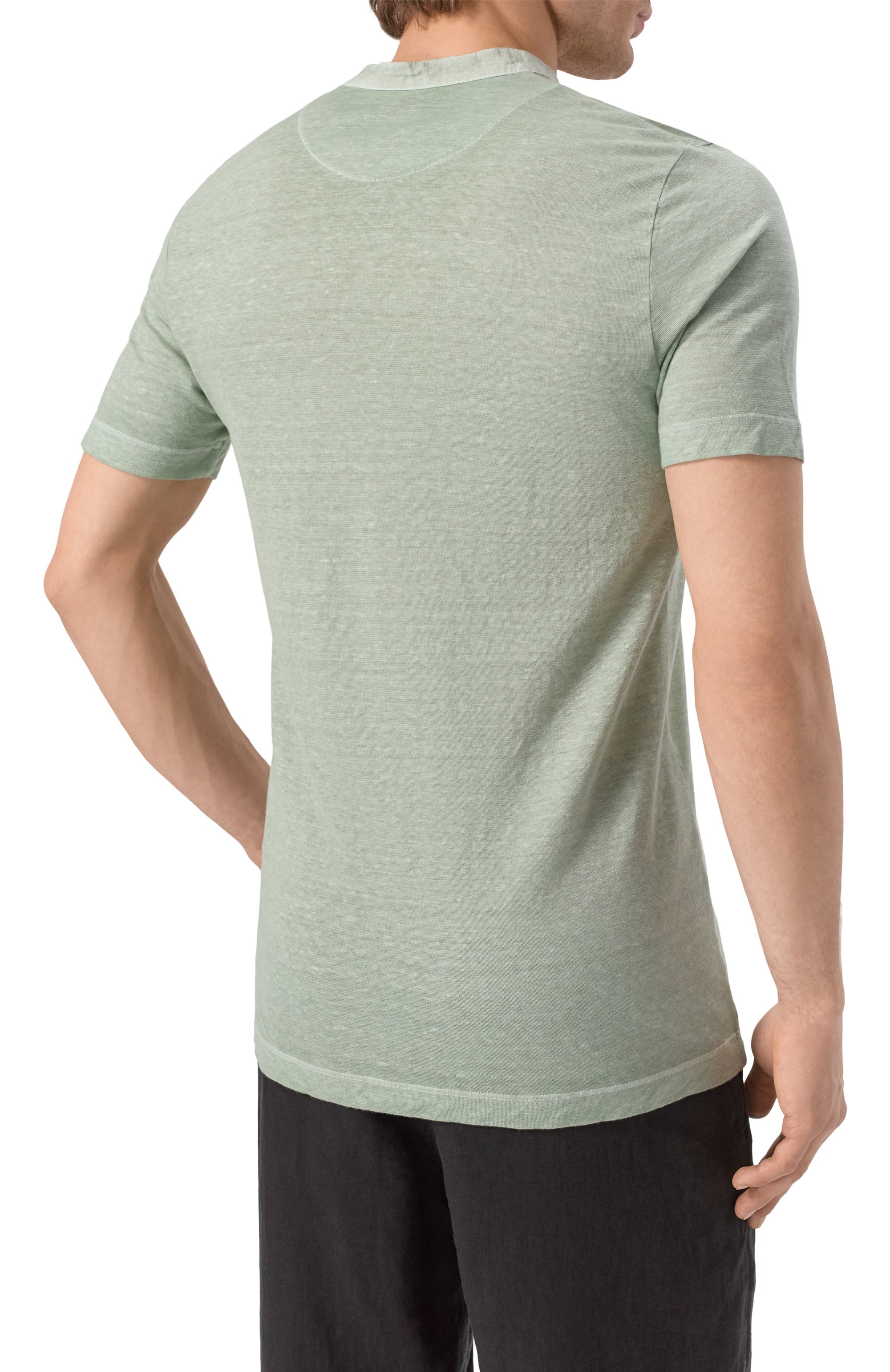 Футболка-хенли изо льна и хлопка 120% LINO, арт. 32ALIM79AC/G308/S01, фото 4