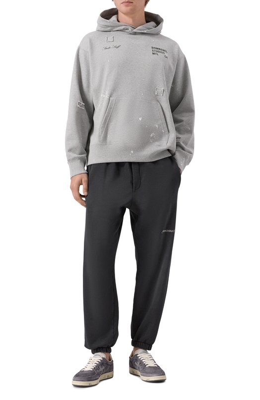 Замшевые кеды Bskt Clay Premiata BSKT CLAY/VAR 6962 Серый  BSKT CLAY/VAR 6962 Фото 2