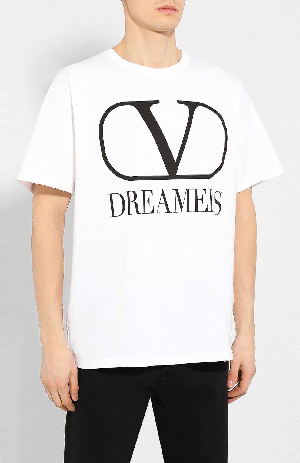 Хлопковая футболка VALENTINO, арт. TV0MG06B681, фото 3