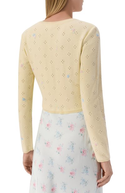 Кардиган из хлопка и кашемира LOVE SHACK FANCY, арт. K2282/3415, фото 4
