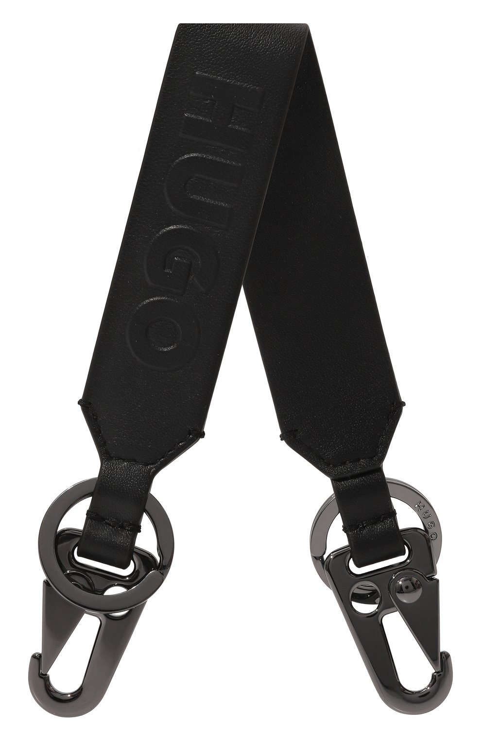 Комплект из футляра для кредитных карт и брелока HUGO черного цвета по цене 11640 руб., арт. 50504042, фото 5 Комплект из футляра для кредитных карт и брелока HUGO, арт. 50504042, фото 5