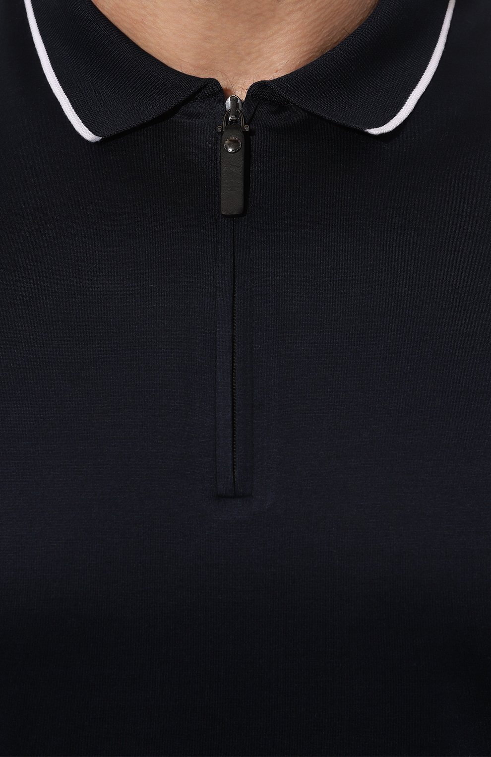 Хлопковое поло CANALI, арт. T0827B/MJ02035, фото 5