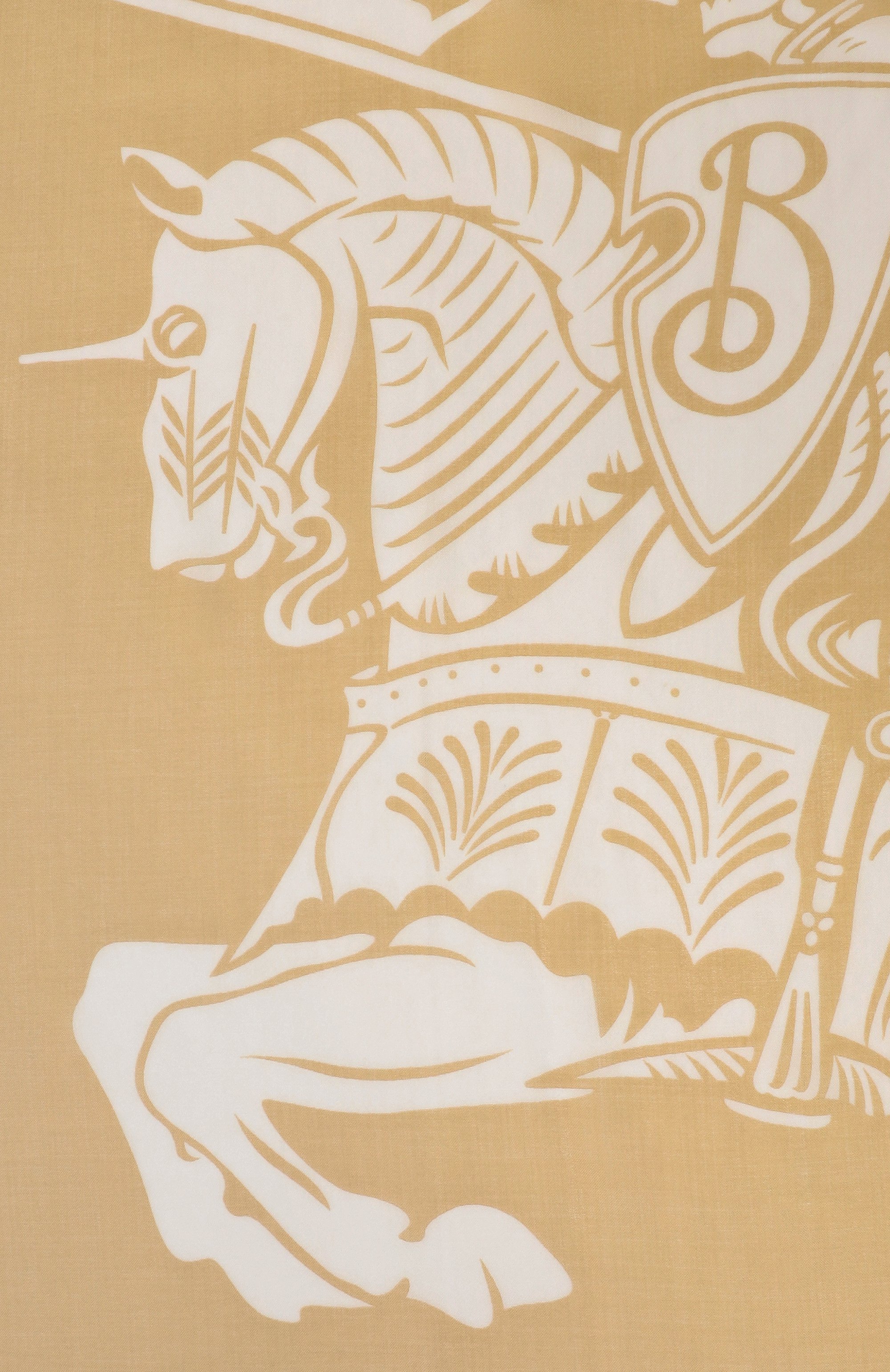 Шерстяной палантин BURBERRY, арт. 8103282, фото 4