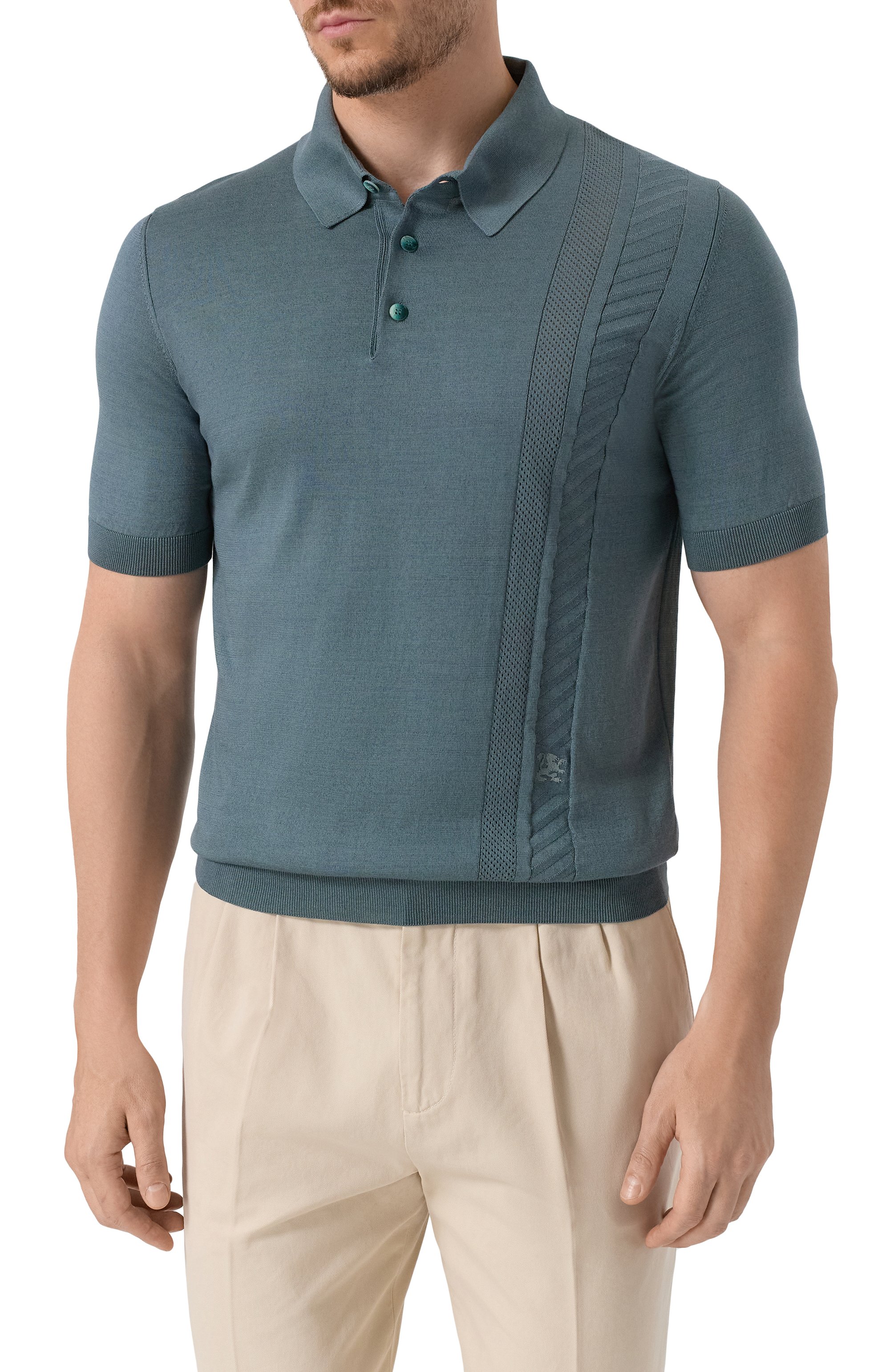 Поло из хлопка и шелка ZILLI, арт. KBP002M0142VFWS00, фото 3