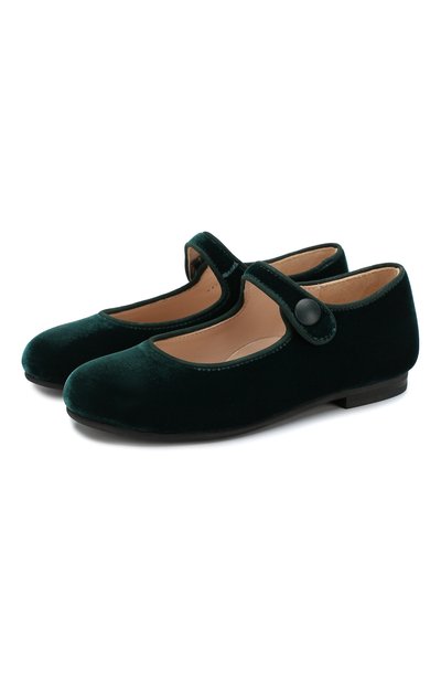 Бархатные туфли с перемычкой IL GUFO, арт. G296/VELLUT0 ACC0PP./27-30