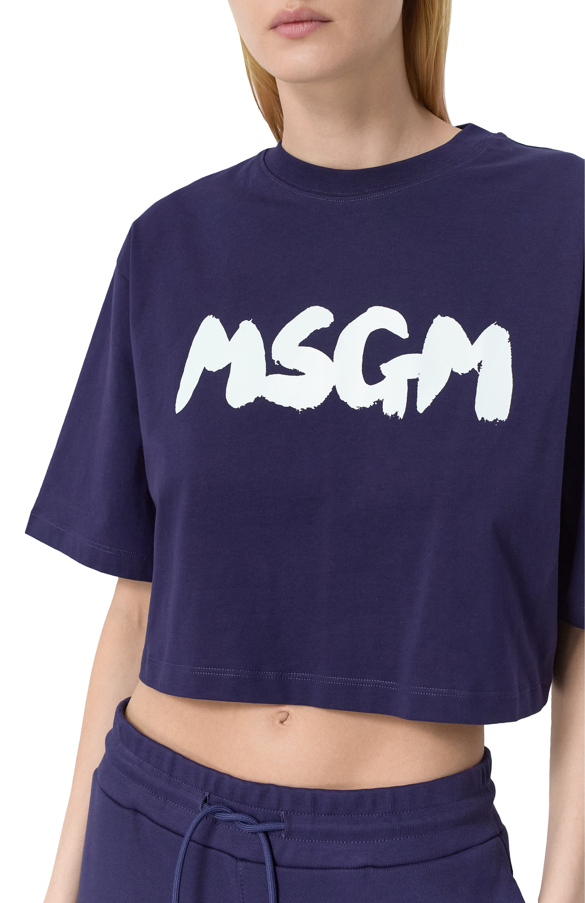 Хлопковая футболка MSGM, арт. 3841MDM100/257002, фото 5
