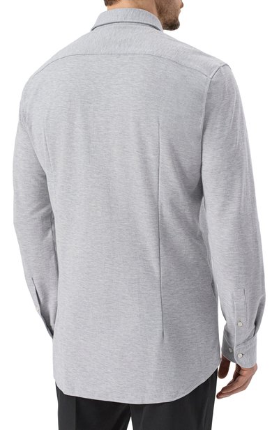 Хлопковая рубашка BOSS, арт. 50527675, фото 4