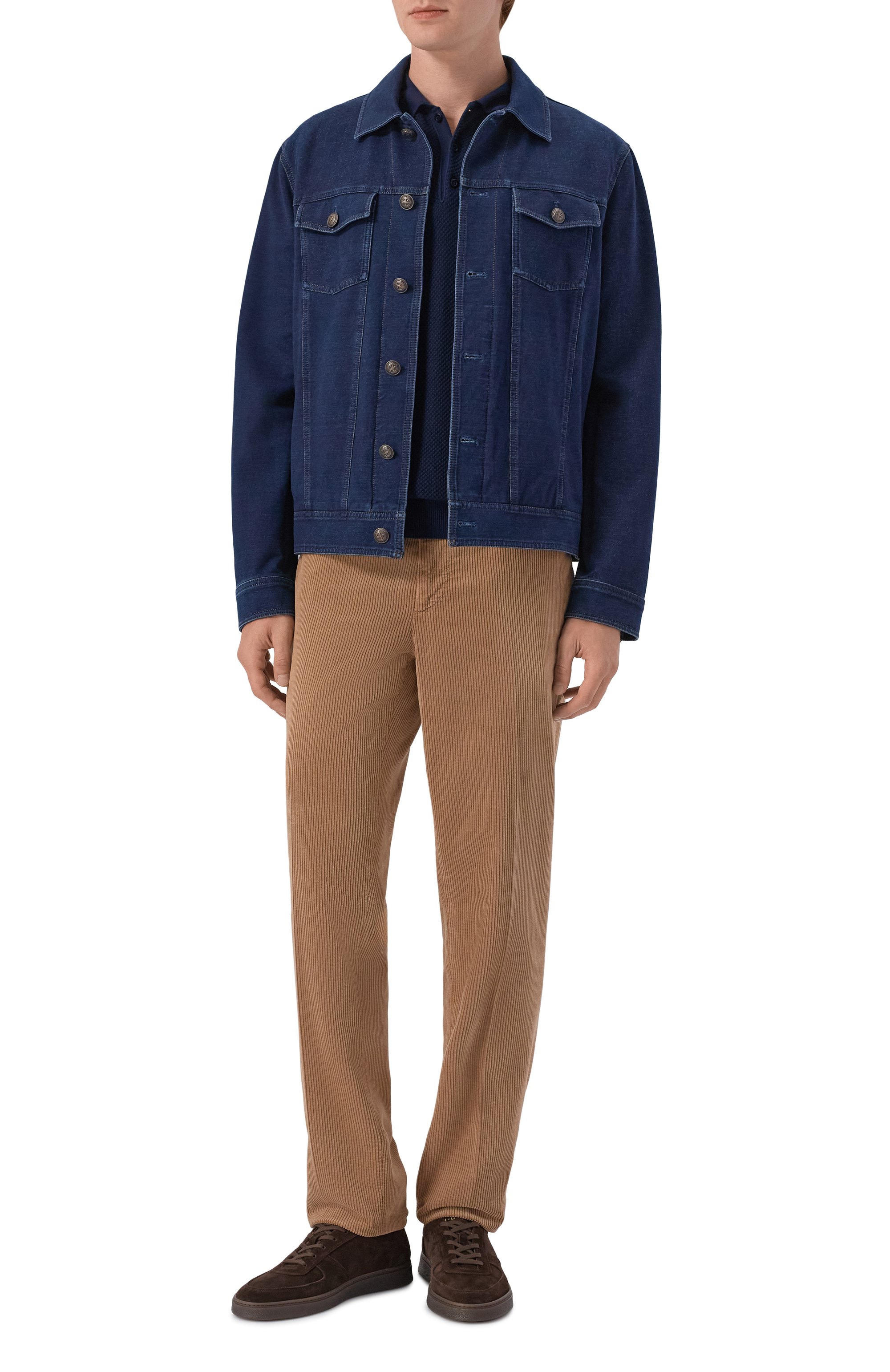 Вельветовые брюки BRUNELLO CUCINELLI бежевого цвета по цене 105500 руб., арт. M280NI1770, фото 2 Вельветовые брюки BRUNELLO CUCINELLI, арт. M280NI1770, фото 2