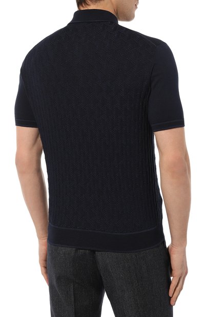 Поло из шелка и хлопка STEFANO RICCI, арт. K818042P31/F23170, фото 4