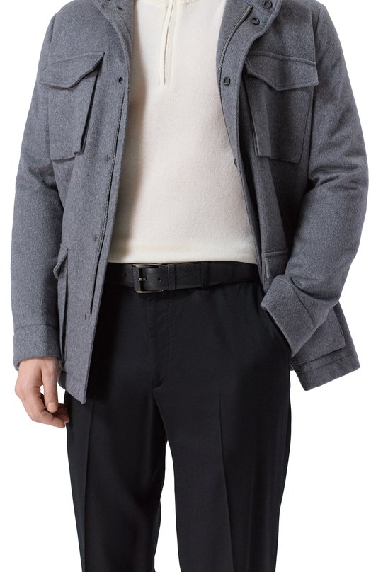 Кожаный ремень Zilli B12640M1990VRUT00/120 Чёрный  B12640M1990VRUT00/120 Фото 2