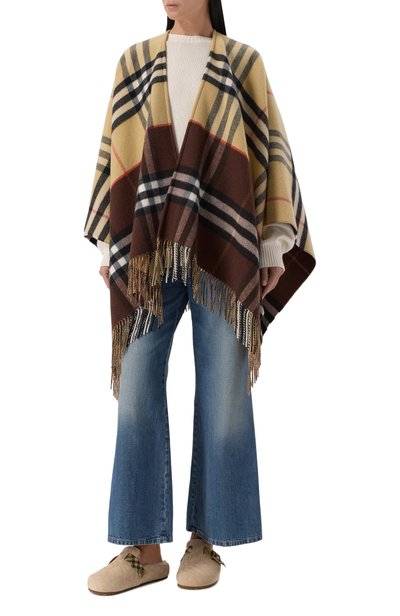 Женская пончо из кашемира и шерсти BURBERRY, арт. 8118277
