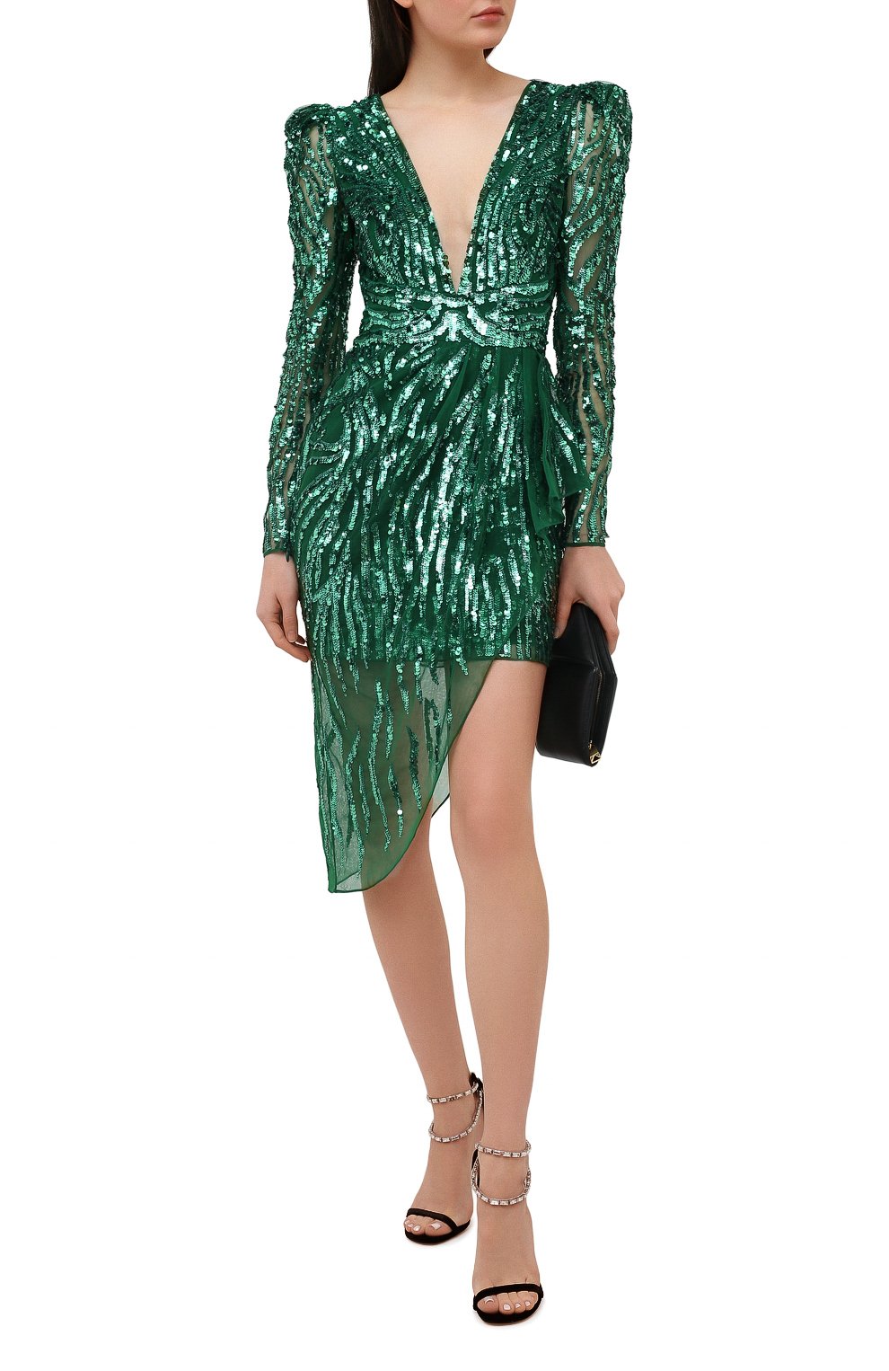 Платье с пайетками ZUHAIR MURAD, арт. DRP20024/EMCH002, фото 2