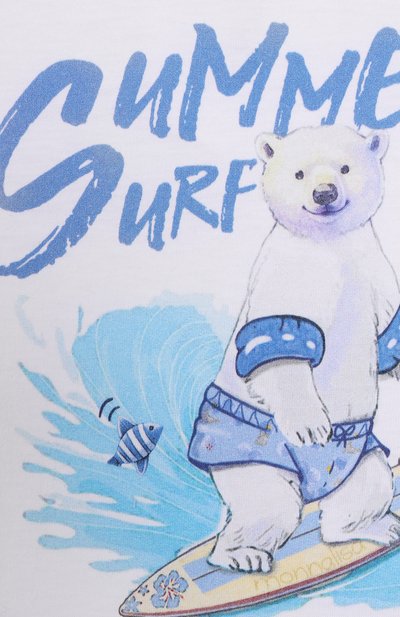 Комплект из футболки и плавок-шорт MONNALISA, арт. 28E509, фото 4