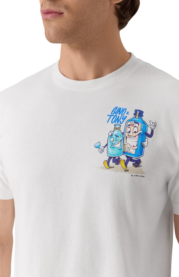 Хлопковая футболка MC2 SAINT BARTH, арт. STBM TSHIRT MAN/02257H, фото 1