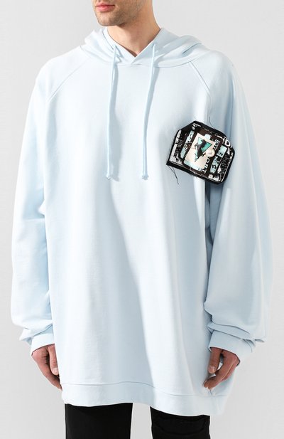 Хлопковое худи RAF SIMONS, арт. 201-175-19003, фото 3