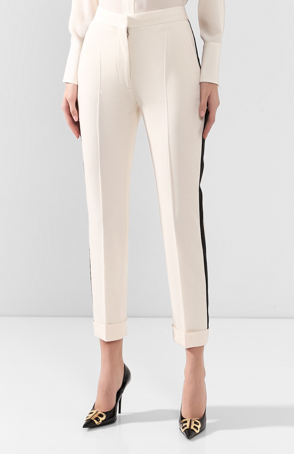 Шелковые брюки STELLA MCCARTNEY, арт. 586546/SNB77, фото 3