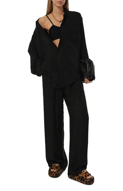 Женские шелковые брюки BALENCIAGA, арт. 790885/TQN11