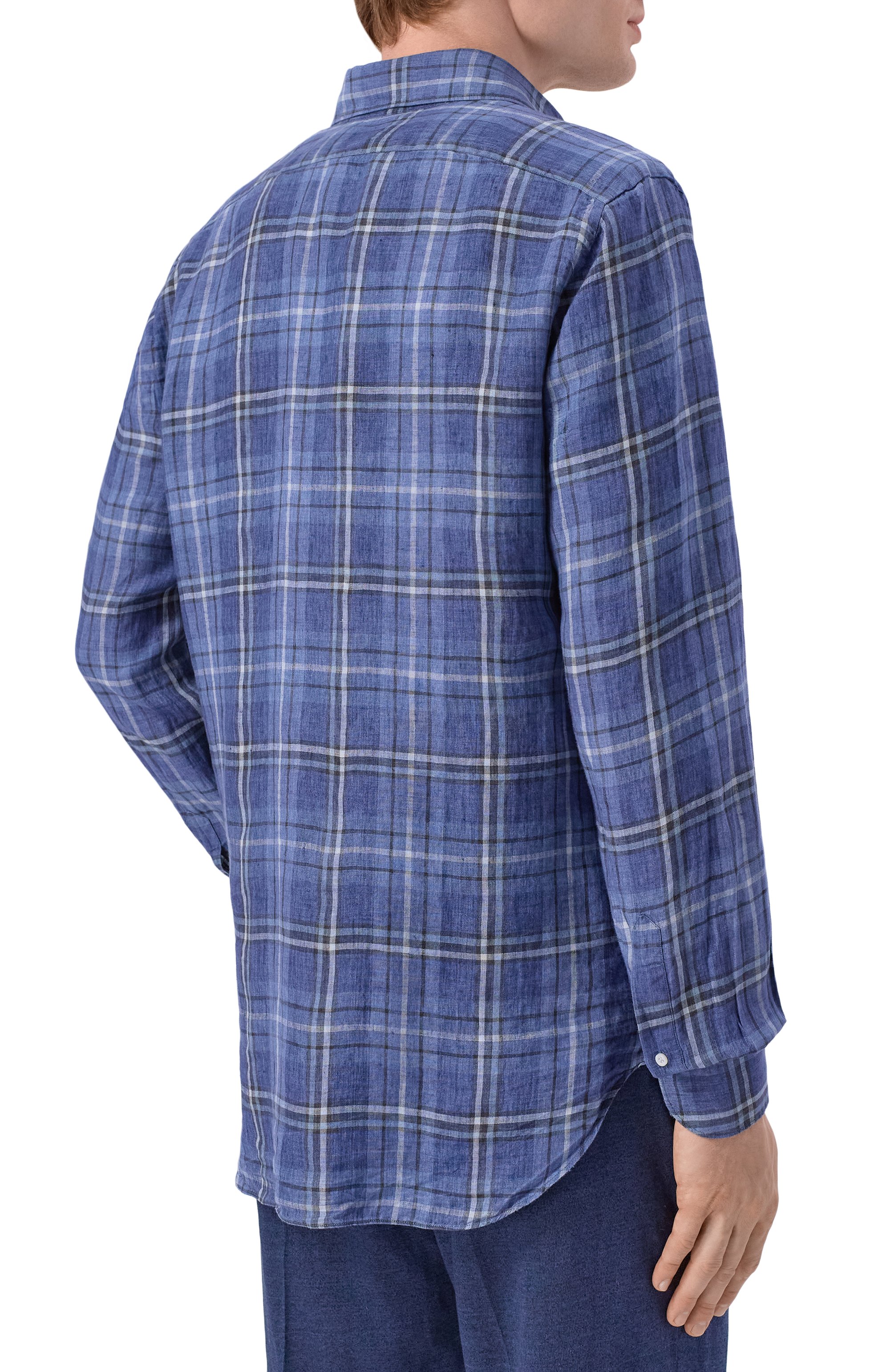 Льняная рубашка FINAMORE 1925, арт. GAETE 1 LUIGI Z L/P6045F, фото 4