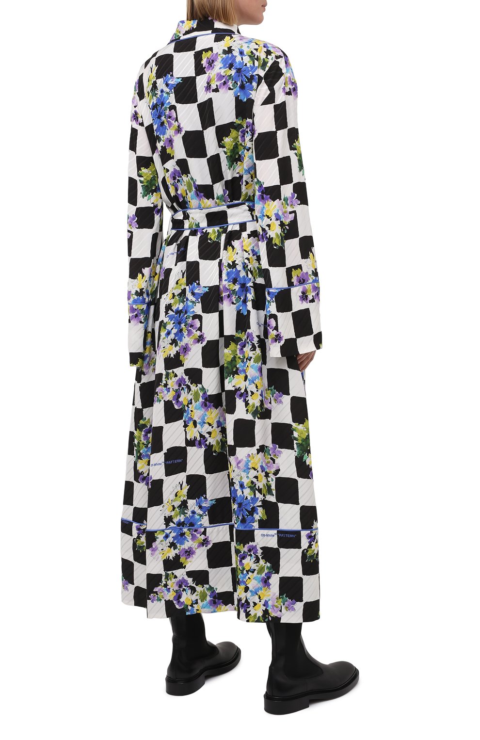 Платье с запахом OFF-WHITE, арт. 0WGD003S21FAB001, фото 4