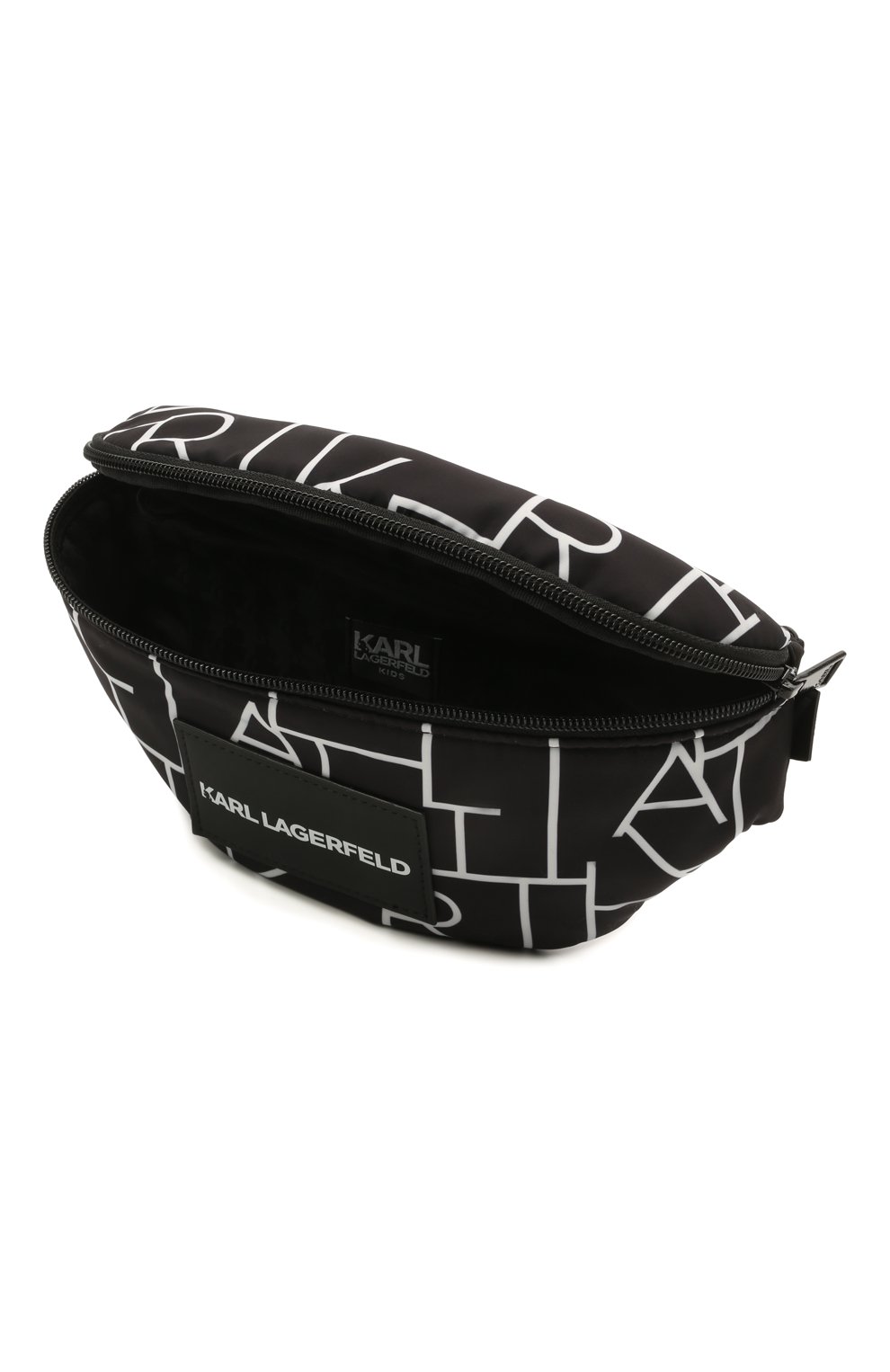 Поясная сумка KARL LAGERFELD KIDS черного цвета по цене 10350 руб., арт. Z20057, фото 3 Поясная сумка KARL LAGERFELD KIDS, арт. Z20057, фото 3