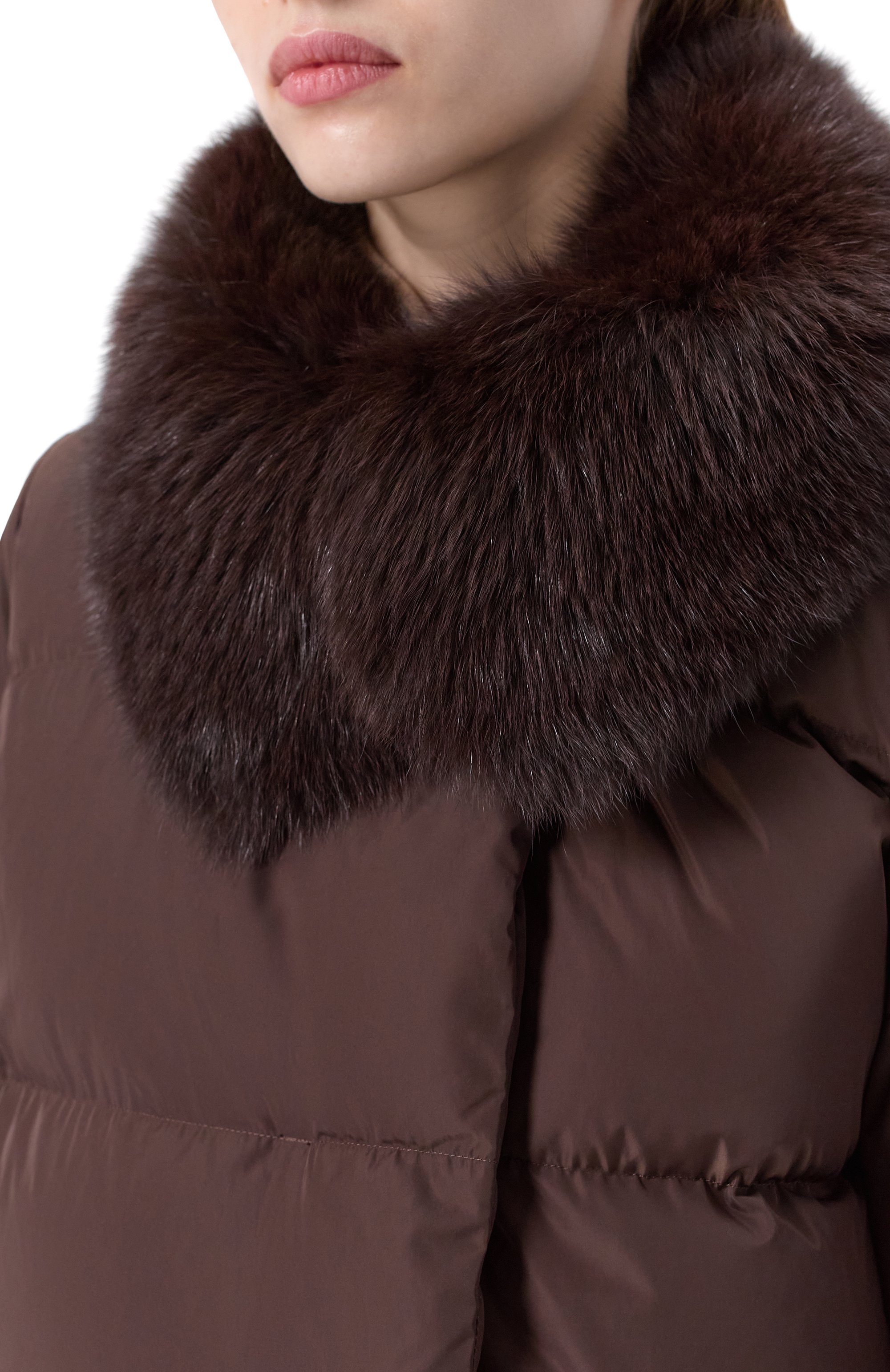 Пуховик с отделкой из песца YVES SALOMON, арт. M05690/D0TM, фото 5