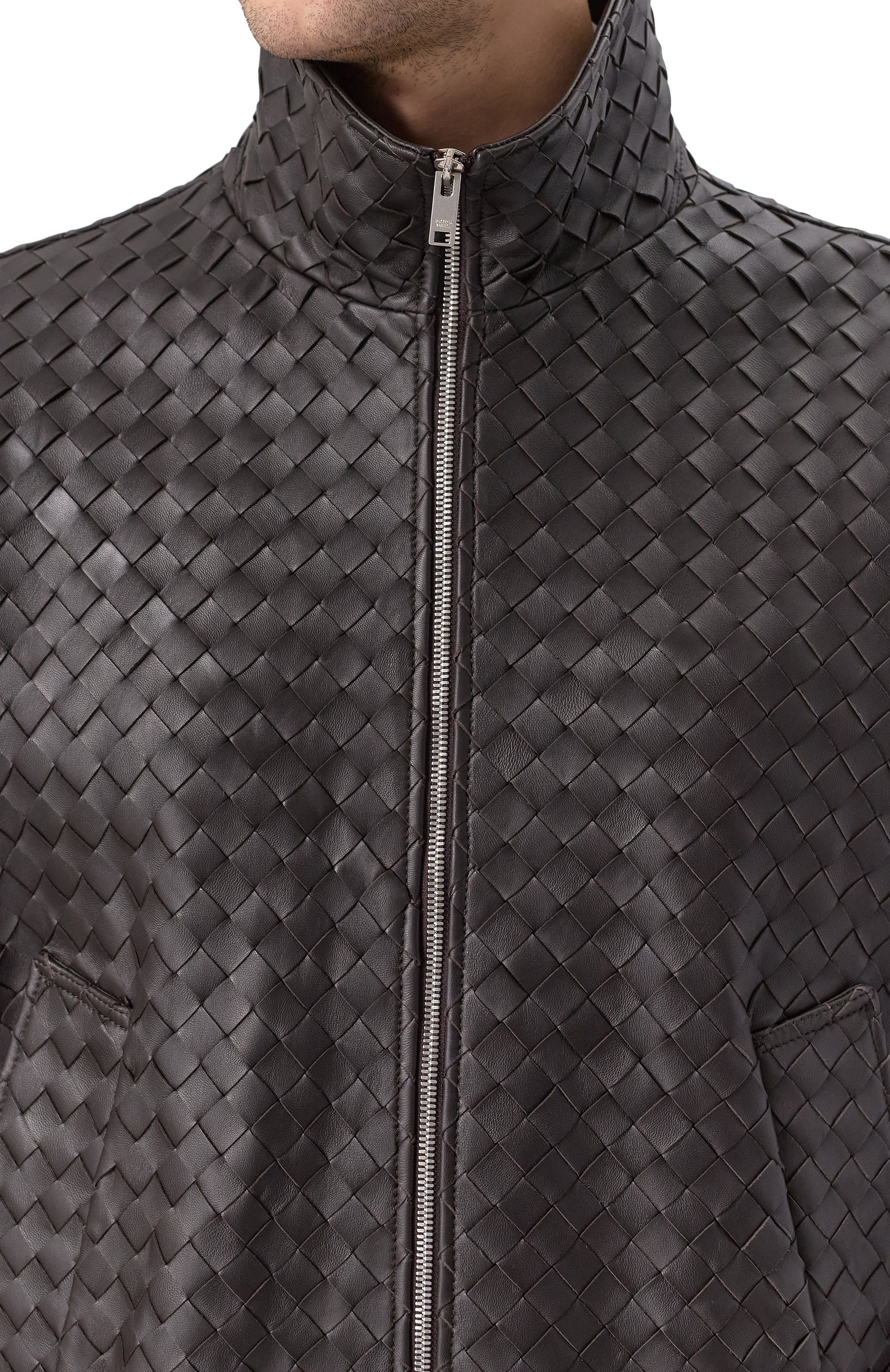 Кожаный бомбер BOTTEGA VENETA, арт. 811525/V2JG0, фото 5