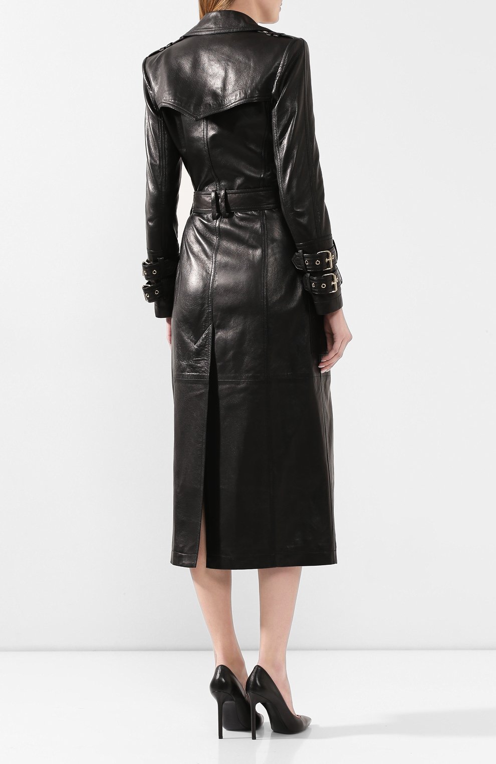 Кожаное пальто BALMAIN, арт. TF19156/L008, фото 4
