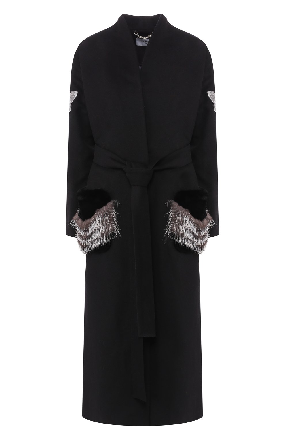 Пальто из смеши шерсти и кашемира SEVEN LAB, арт. CLW18-004black, фото 1