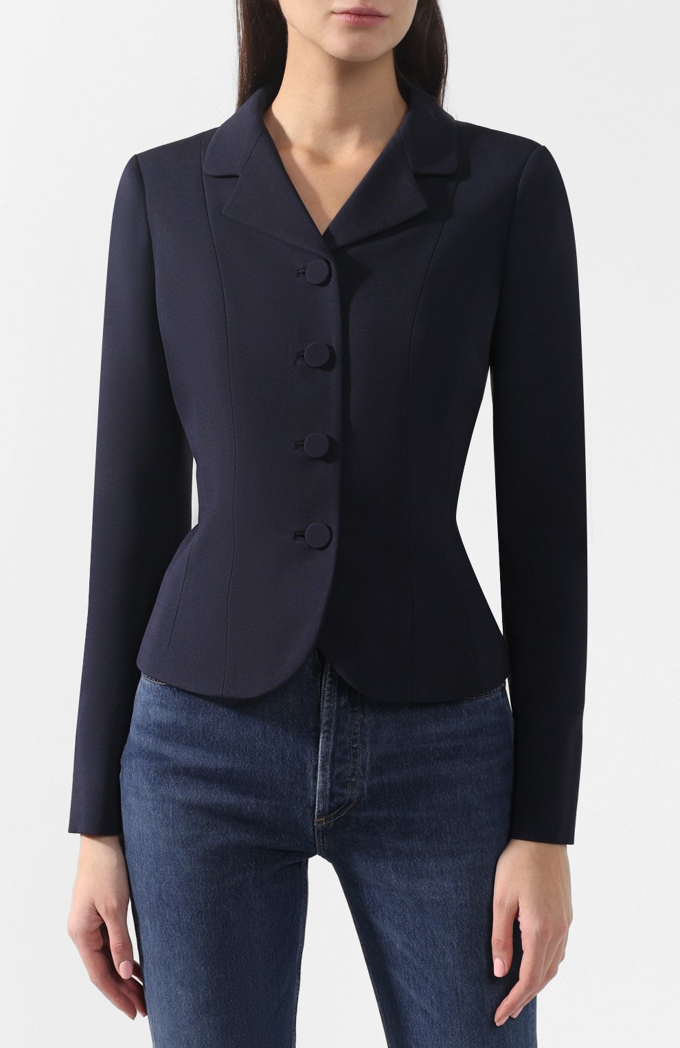 Жакет из смеси шерсти и шелка RALPH LAUREN, арт. 290740102, фото 3