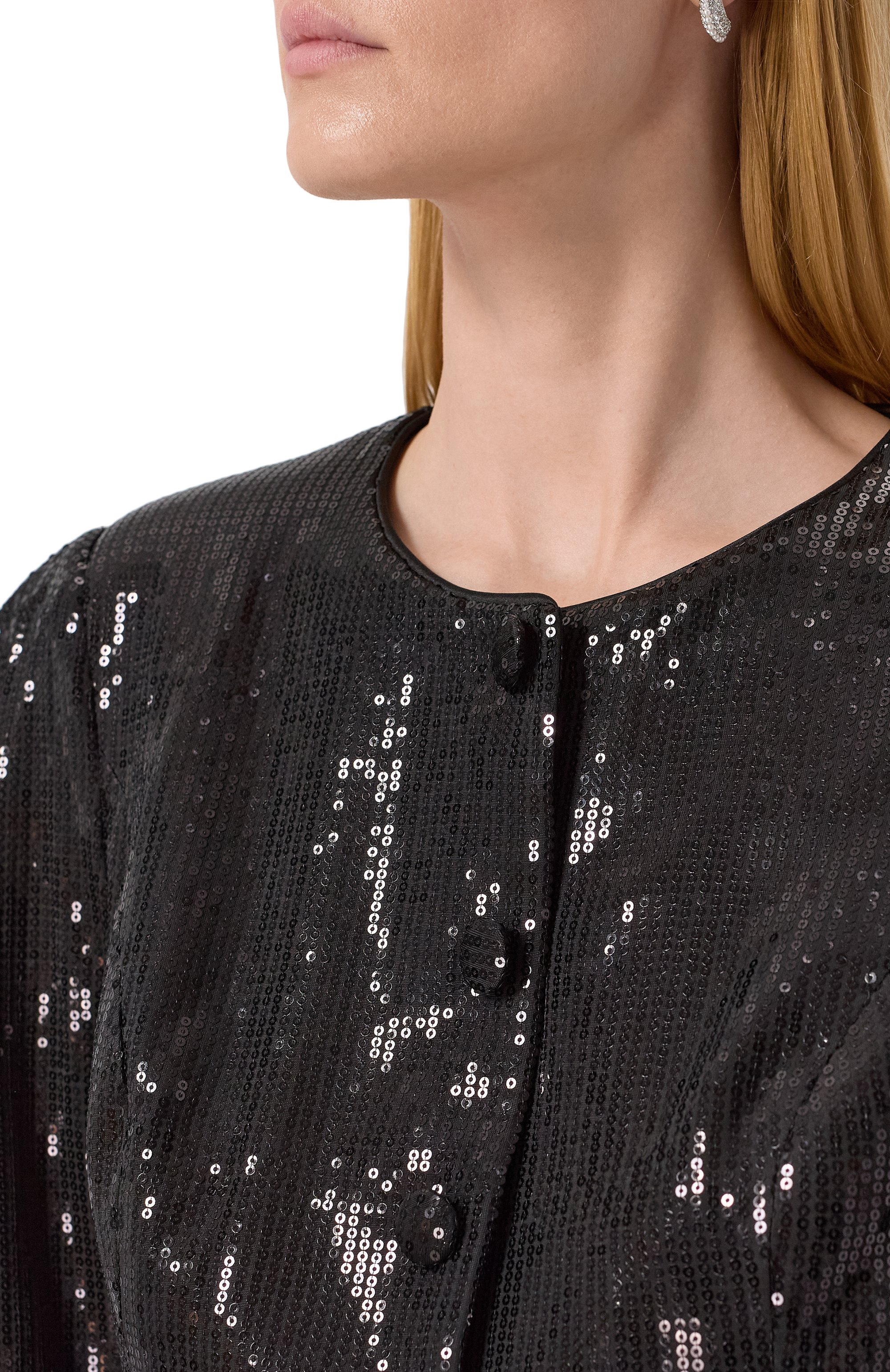 Жакет с отделкой пайетками BOTROIS, арт. SKU65764330, фото 5