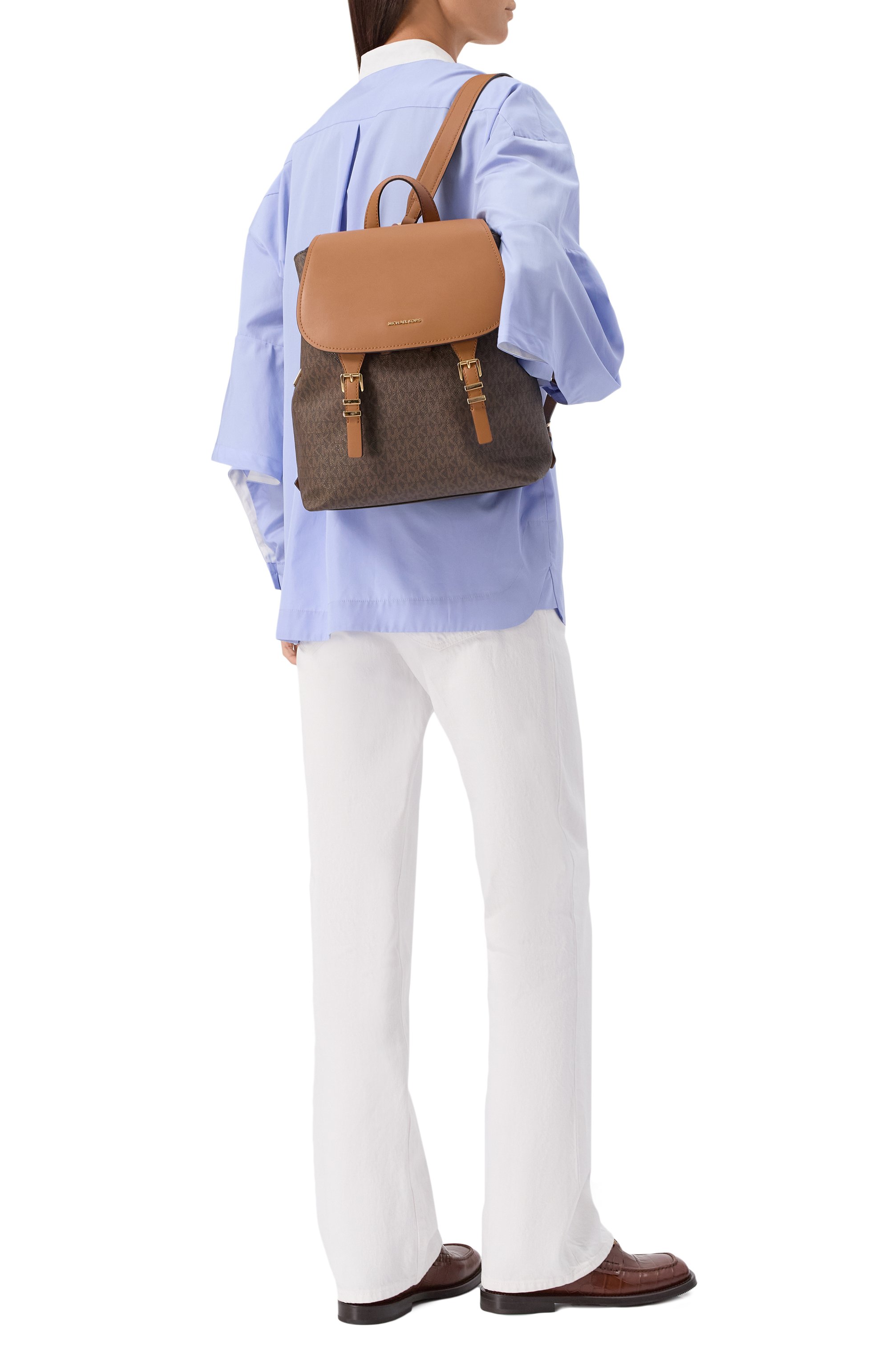 Рюкзак quinn medium MICHAEL MICHAEL KORS коричневого цвета по цене 39900 руб., арт. 30T5GQNB2B, фото 7 Рюкзак quinn medium MICHAEL MICHAEL KORS, арт. 30T5GQNB2B, фото 7