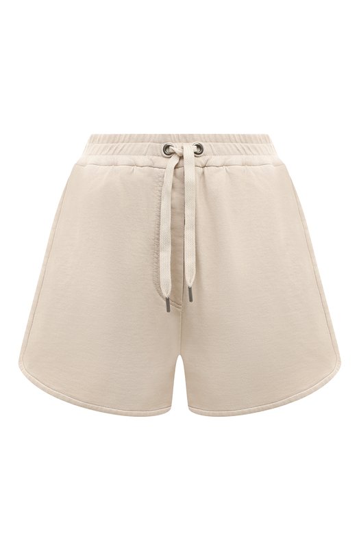 Хлопковые шорты Brunello Cucinelli MD869SB989 Бежевый MD869SB989