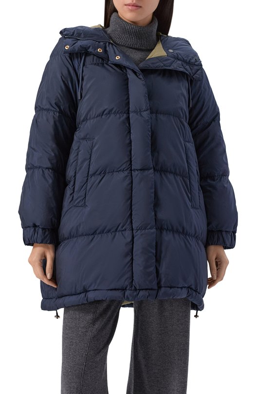 Двусторонний пуховик Weekend Max Mara ANF0RA Синий  ANF0RA Фото 3