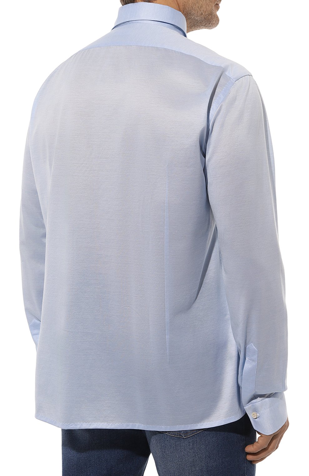 Хлопковая рубашка KITON, арт. UMCNERH0841302, фото 4